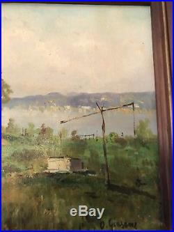 Nice Vintage Oil Painting Signed And Framed