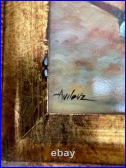 Oil Painting Vintage Sign By The Artist Ornate Museum Style #1