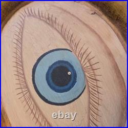 Optometrist Trade Sign Vintage Metal Painted tin 36