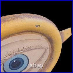 Optometrist Trade Sign Vintage Metal Painted tin 36