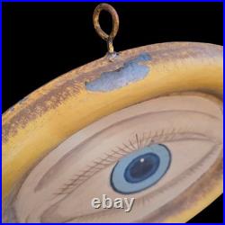 Optometrist Trade Sign Vintage Metal Painted tin 36