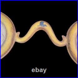 Optometrist Trade Sign Vintage Metal Painted tin 36