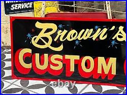 Ordrer A Original Name Business Sign Vintage Hand Painted Pinstripes Logo's Ect