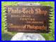 Original Antique Wood Painted Sign Photography Store Vintage Photo Camera Shop