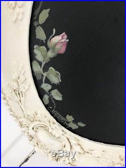 Original Christie Repasy Painting! Beautiful! Gorgeous Roses Chalk Board! Signed