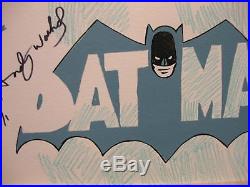 Original, Drawing, Signed Andy Warhol, Batman, comic, 1966, Vintage, Painting, art
