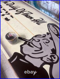 Original Hand Painted Wood Sign Vintage Style Western Americana Rodeo Cheyenne