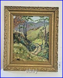 Original Impressionist Landscape Oil Painting Signed M. Crounse 16x20