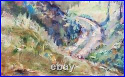 Original Impressionist Landscape Oil Painting Signed M. Crounse 16x20