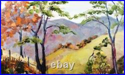 Original Impressionist Landscape Oil Painting Signed M. Crounse 16x20