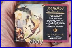Original Joe Jusko Illustration Art Erb Painting Man & Cave Woman Vs Pterodactyl