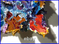 Original Modern Oil? Painting? Vintage? Seascape? Art Signed Abstract Ocean Water A