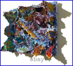 Original Modern Oil? Painting? Vintage? Seascape? Art Signed Abstract Ocean Water A