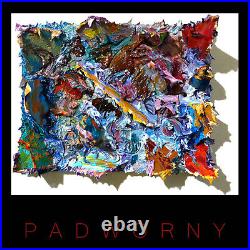 Original Modern Oil? Painting? Vintage? Seascape? Art Signed Abstract Ocean Water A