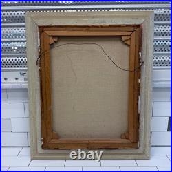 Original Oil Painting House in Field, Framed & Signed Vintage 1966 Artwork