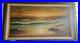 Original Oil Painting Signed Alice Miller Vintage Seascape Beach Sunset Framed