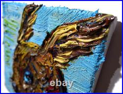 Original Oil? Painting? Vintage? Art? Signed'24 Expressionist Pop Animal Pet Nature