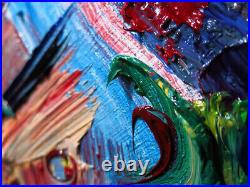 Original Oil? Painting? Vintage? Art? Signed'24 Impressionism Pop Abstract Nature A