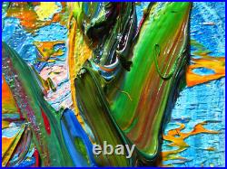 Original Oil? Painting? Vintage? Art? Signed'24 Impressionism Pop Abstract Nature A