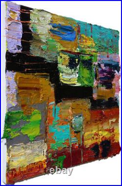 Original Oil? Painting Vintage? Art? Signed'24 Impressionist Abstract Nyc City Pop