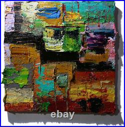 Original Oil? Painting Vintage? Art? Signed'24 Impressionist Abstract Nyc City Pop