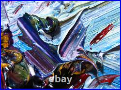 Original Oil? Painting? Vintage? Art? Signed'24 Impressionist Pop Abstract Nature A