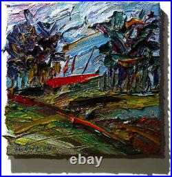 Original Oil? Painting? Vintage? Art? Signed'24 Impressionist Pop Abstract Nature A