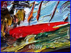 Original Oil? Painting? Vintage? Art? Signed'24 Impressionist Pop Abstract Nature A