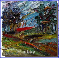Original Oil? Painting? Vintage? Art? Signed'24 Impressionist Pop Abstract Nature A