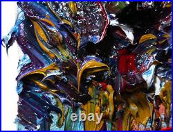 Original Oil? Painting? Vintage? Art? Signed'24 Impressionist Pop Abstract Nature A