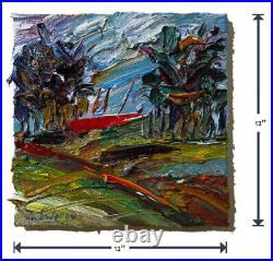 Original Oil? Painting? Vintage? Art? Signed'24 Impressionist Pop Abstract Nature A