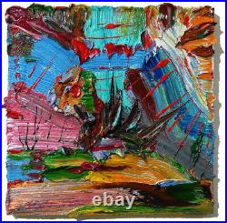Original Oil? Painting? Vintage? Art? Signed'24 Outsider Abstract Outsider Deco Pop