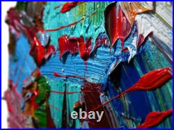 Original Oil? Painting? Vintage? Art? Signed'24 Outsider Abstract Outsider Deco Pop