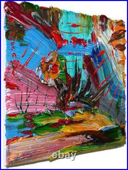 Original Oil? Painting? Vintage? Art? Signed'24 Outsider Abstract Outsider Deco Pop