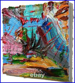 Original Oil? Painting? Vintage? Art? Signed'24 Outsider Abstract Outsider Deco Pop