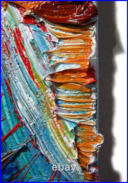 Original Oil? Painting? Vintage? Art? Signed'24 Outsider Abstract Outsider Deco Pop