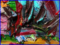Original Oil? Painting? Vintage? Art? Signed'24 Outsider Abstract Outsider Deco Pop