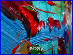 Original Oil? Painting? Vintage? Art? Signed'24 Outsider Abstract Outsider Deco Pop
