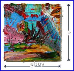 Original Oil? Painting? Vintage? Art? Signed'24 Outsider Abstract Outsider Deco Pop