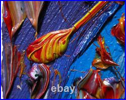 Original Oil? Painting? Vintage? Art? Signed'24 Outsider Abstract Outsider Nature A