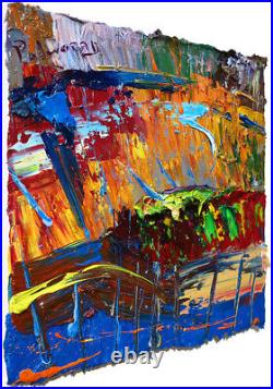 Original Oil? Painting? Vintage? Art? Signed'24 Outsider Abstract Outsider Nature A