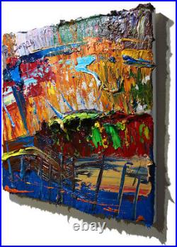 Original Oil? Painting? Vintage? Art? Signed'24 Outsider Abstract Outsider Nature A