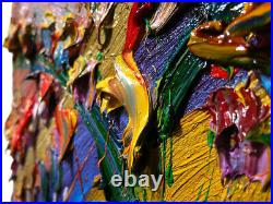 Original Oil? Painting? Vintage? Art? Signed'24 Outsider Abstract Outsider Nature A