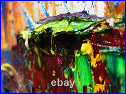 Original Oil? Painting? Vintage? Art? Signed'24 Outsider Abstract Outsider Nature A