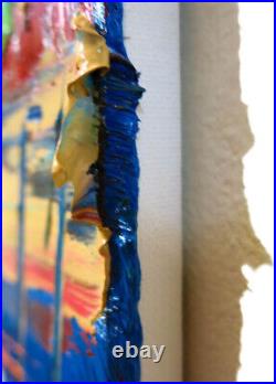 Original Oil? Painting? Vintage? Art? Signed'24 Outsider Abstract Outsider Nature A