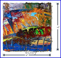 Original Oil? Painting? Vintage? Art? Signed'24 Outsider Abstract Outsider Nature A