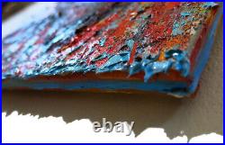 Original Oil? Painting? Vintage? Art? Signed'24 Outsider Beach Woman Girl Hat Fauve