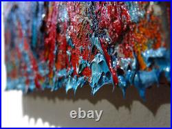 Original Oil? Painting? Vintage? Art? Signed'24 Outsider Beach Woman Girl Hat Fauve