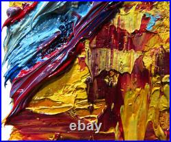 Original Oil? Painting Vintage? Art? Signed'24 Outsider Bird Nature? Animal Realism