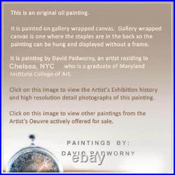 Original Oil? Painting Vintage Art? Signed Impressionist Pop? Abstract Modern Deco